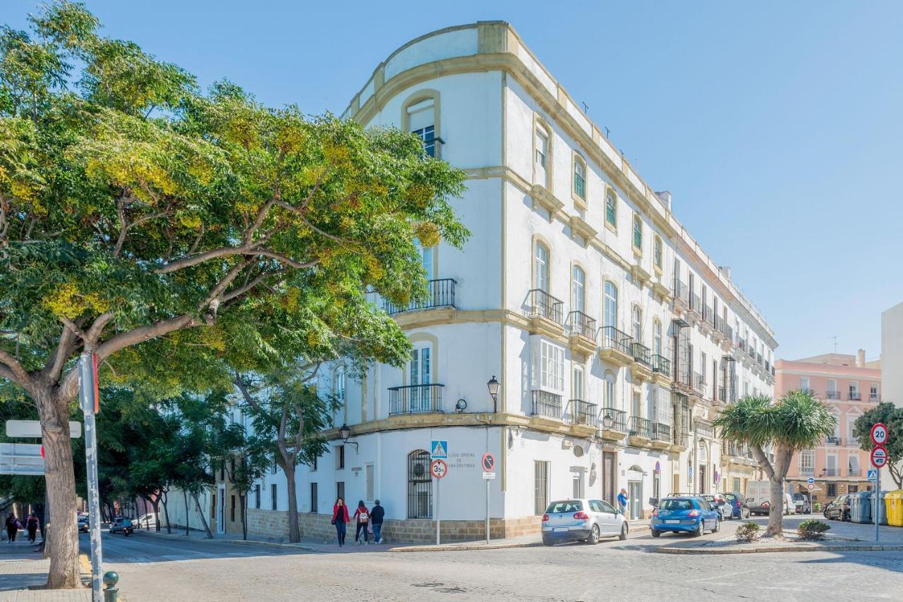 Apto Argüelles vistas a la bahía Cádiz Exterior foto