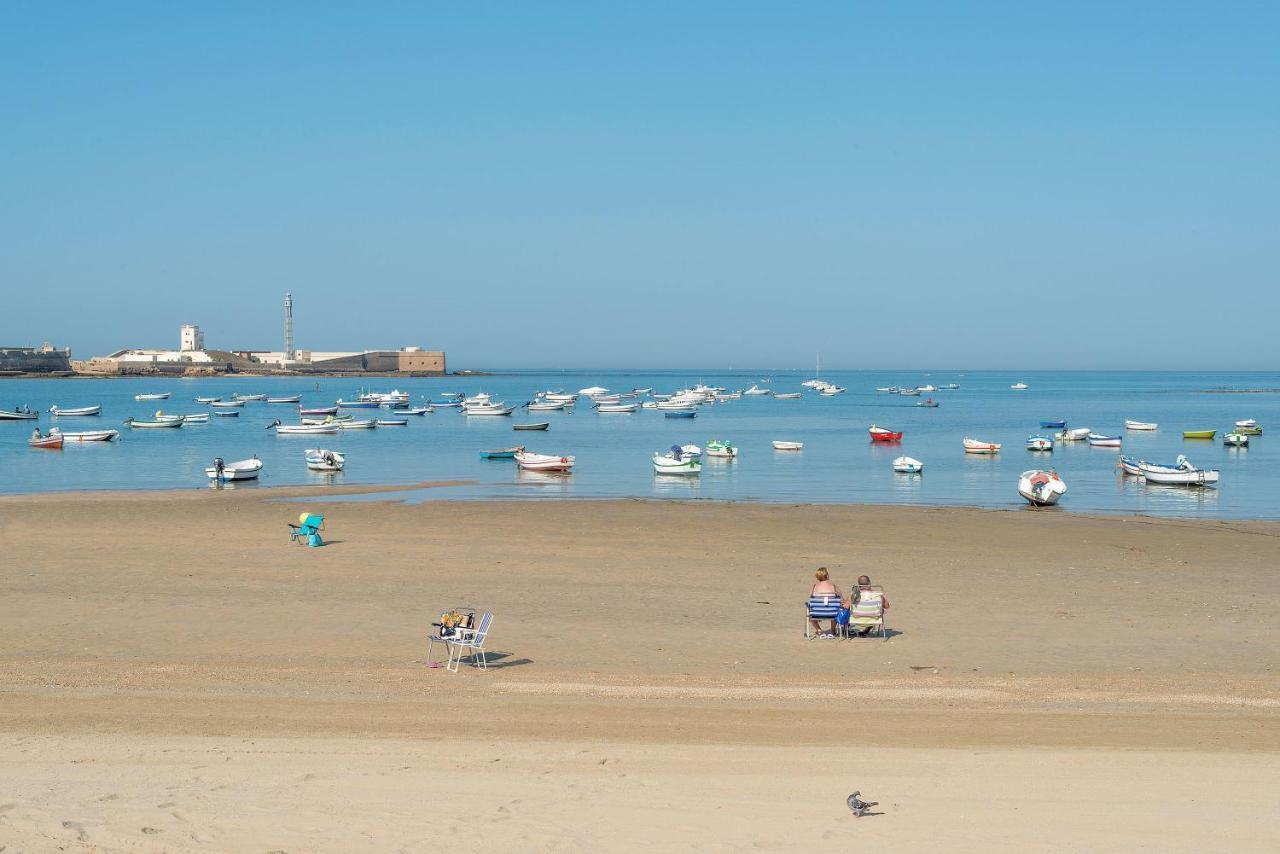 Apto Argüelles vistas a la bahía Cádiz Exterior foto