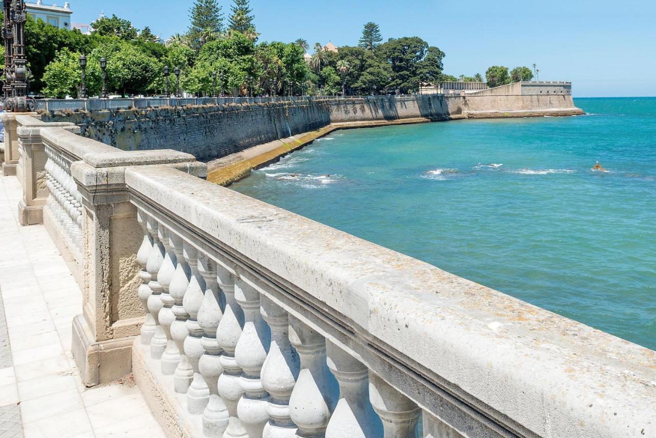 Apto Argüelles vistas a la bahía Cádiz Exterior foto
